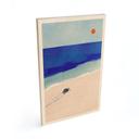 Tableau sur bois Petite tortue au bord de la mer - Rivers