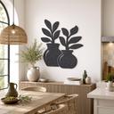 Decori in feltro - Ramo d'ulivo nel vaso