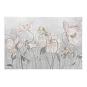 Textielposter Bloemen in vintage stijl in grijs - Ms Tiff