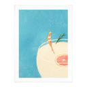 Poster Sommardrink vid poolen - Rivers
