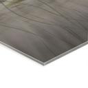 Acrylglas afbeelding lotusbloemen met zwaan in water in grijs - Ms Tiff