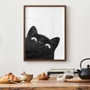 Poster Rolig svart katt - Korenkova