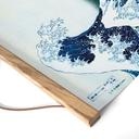 Textielposter - De grote golf - Hokusai
