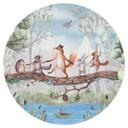 Vinilo Decorativo Excursión Animal en la Naturaleza - Oliver Robins - Redondo
