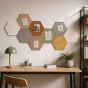 Decori in feltro Esagono | Decorazione murale, bacheca & isolamento acustico