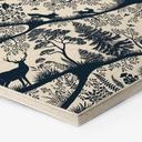 Hexagon Houten Wanddecoratie Dierensilhouetten in het Noordse Bos - Oliver Robins