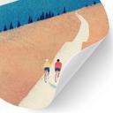 Wallsticker Cykeltur i bergen - Rivers - Rund