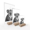 Présentoir de table Koala avec café - Korenkova