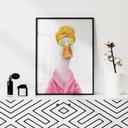 Poster Rolig Wellness-anka med gurkmask - Korenkova