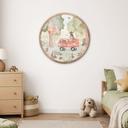 Poster Dieren Brandweer in het Bos - Oliver Robins - Rond