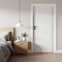 Sticker mural frise ondulée lilas pastel
