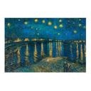 Textielposter - Sterrennacht 1888 - van Gogh