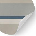 Sticker mural Agnes Balance - Rayures horizontales - Sir Edward x Grigory Gladarev - Rond