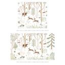 Fotomural Habitación Infantil Alegre Vida en el Bosque con Animales - Oliver Robins