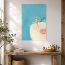 Tableau Cocktail d'été au bord de la piscine - Rivers - Alu-Dibond