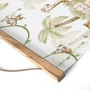 Kinderkamer Textielposter Schattige dieren onder palmen - Oliver Robins