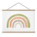 Textielposter Regenboog aquarel - Nouveauprints