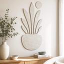 Decori in feltro - Pianta in vaso con funzione acustica