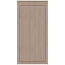 Wandpanelen Wandbekleding taupe met houtnerf met kader