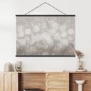 Textielposter Paardenbloemendroom in beige - Ms Tiff