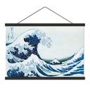 Textielposter - De grote golf - Hokusai