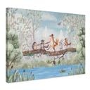 Canvas Schilderij Dierenuitstapje in de Natuur - Oliver Robins