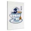 Canvas schilderij Grote Golf-thee in Hokusai-stijl - Trinidad