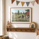 Poster Paardenwei in het Natuurpark - Oliver Robins