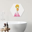 Tableaux Canard Spa Amusant au Masque de Concombre Hexagone - Korenkova