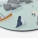 Wanddecoratie Maritiem Kustmotief met Vuurtoren - Oliver Robins - Alu-Dibond - Rond
