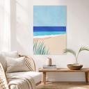 Wanddecoratie Oostzee met duingras - Rivers - Alu-Dibond