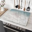 Plaque de protection en verre Nuages Paisibles - Oliver Robins