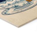 Houten Wanddecoratie Grote Golf-thee in Hokusai-stijl - Trinidad