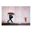 Textielposter - Coloured Rain - Banksy