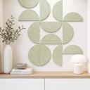 Decori in feltro Semicerchi | Decorazione murale, bacheca & isolamento acustico