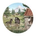Poster Paardenwei in het Natuurpark - Oliver Robins - Rond