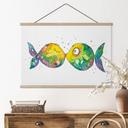 Textielposter Fish in Love - Hagenmeyer