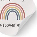 Wallsticker Everyone is welcome here - KsanaKalpa - Rund