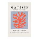 Textielposter Abstract koraal in Matisse-stijl - Costa