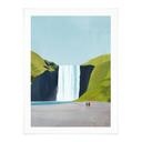 Poster Waterval in de bergen - Rivers