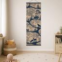 Textielposter Dierensilhouetten in het Noordse Bos - Oliver Robins - Panorama
