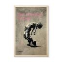 Stampa su legno Ballerino Street Art Freedom Within - Habib