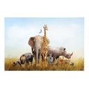 Textielposter Afrikaanse Dieren