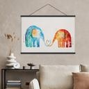 Textielposter Elephant Love - Hagenmeyer