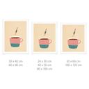 Poster Hopp i kaffet - Rivers