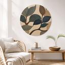 Quadro in Legno Emil's Garden - Foglie Botaniche - Sir Edward x Grigory Gladarev - Rotondo