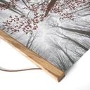 Textielposter Bomen - Boomkronen met rode bladeren - Coman