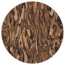 Fotobehang Ettore Walnut - Abstracte Houtnerf - Sir Edward x Grigory Gladarev - Rond