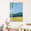 Tekstil plakat Camping ved skoven - Rivers