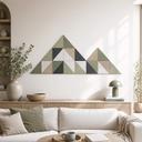 Vilt wanddecoratie Driehoek | Wanddecoratie, prikbord & geluidsisolatie